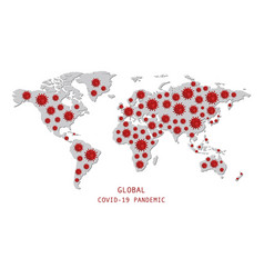 Covid19-19 Virus Spread Around The World Map