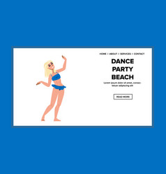 Fun Dance Party Beach