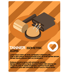 Tanner Color Isometric Poster