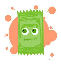 Halloween Emoji Of Candy Monster Frankenstein