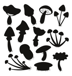 Doodle Style Mushrooms Concept Isolated