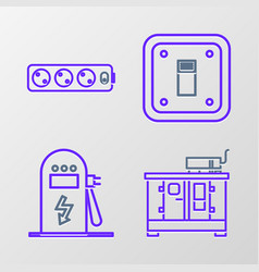 Set Line Diesel Power Generator Electric Car