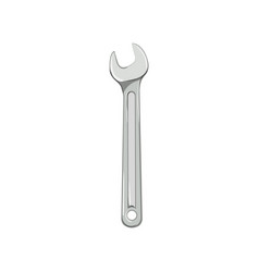 Metal Wrench Tool Cartoon