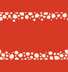 Popcorn Banner With Blank Space In Center