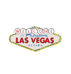 Las Vegas City Logo Welcome Greeting Sign