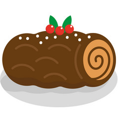 Yule Log Buche De Noel Traditional Christmas Cake