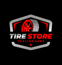 Tire Logo Design Automotive Car Showroom Car