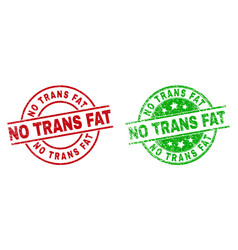 No Trans Fat Round Stamp Seals Using Scratched