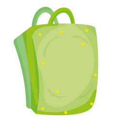 Isolated Green Recyclable Bag Image