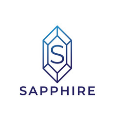 Letter S With Sapphire Logo Design