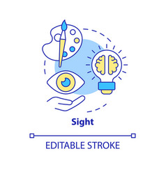 Sight Concept Icon