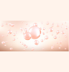 Pink Bubbles Liquid Collagen Or Serum Skin Care