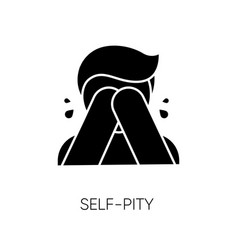 Self Pity Black Glyph Icon