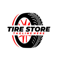 Tire Logo Design Automotive Car Showroom Car