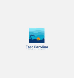 East Carolina Resort Logo Designs With Palm