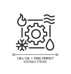 Hvac Linear Icon