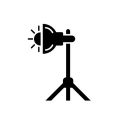 Photography Lighting Icon Black Version