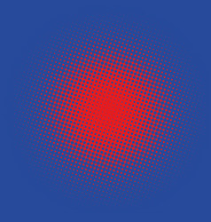 Color Halftone Gradient Circle