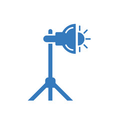 Photography Lighting Icon Blue Version