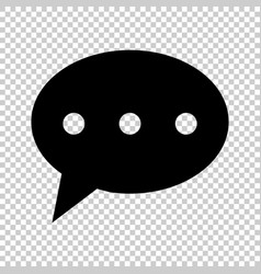 Comment Speech Balloon Silhouette Icon