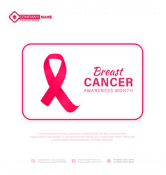 Breast Cancer Awareness Month October Post