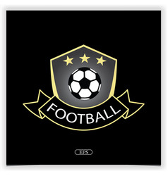 Luxury Gold Football Logo Premium Elegant