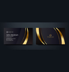 Black And Gold Professional Creative Business