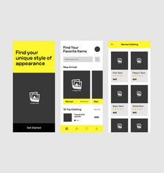 Clothing Ui Design Template