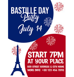 Bastille Day Celebration Party Flyer Design