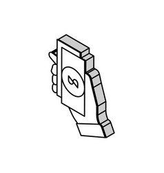 Getting Money Loan Isometric Icon