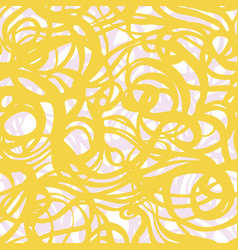 Abstract Modern Swirly Noodle Pattern