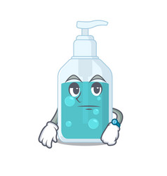 Mascot Style Hand Sanitizer With Waiting Gesture