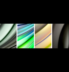 Rainbow Style Fluid Color Wave Line Background