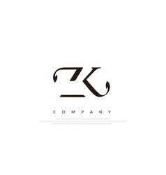 Initial Zk Logo Design