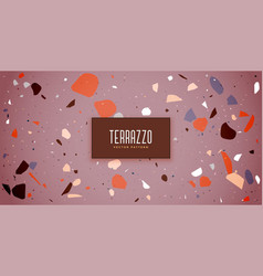 Abstract Terrazzo Stone Pattern Backdrop