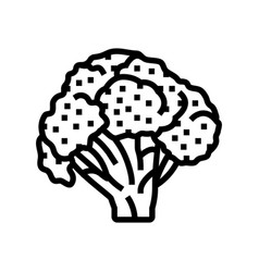 Broccoli Food Line Icon