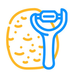 Potato Peeler Color Icon