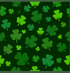 Saint Patrick S Day Seamless Shamrock Background