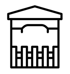 Gardening Pergola Icon Outline Pavilion