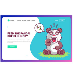 Hungry Panda Asks For Food Web Site