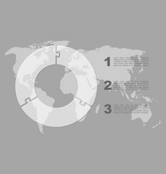 Transparent Diagram Infographic Process On 3 Steps