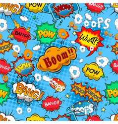 Retro 80s comic pattern background Royalty Free Vector Image