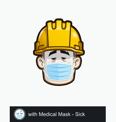 Construction Worker - Expressions - Unwell