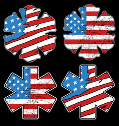 Paramedic Emt And American Flag Bundle F