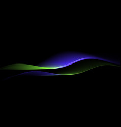 Abstract Background With Green And Blue Glowing