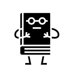 Book Stationery Character Glyph Icon