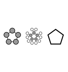 Cyclopentane Cycloalkane Molecule Used