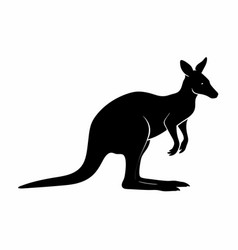 Kangaroo Full Black Silhouette G