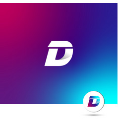 Letter D Logo With Circle Shap