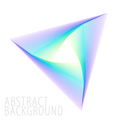 Abstract Background Triangle Shape Lines Green